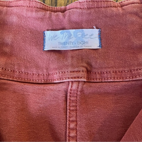 We The Free Terracotta Mini Skirt with Zipper - Picture 2 of 6